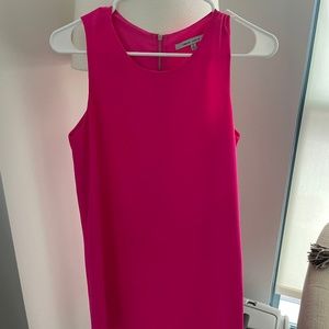 Hot pink mini dress